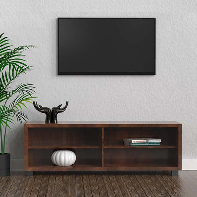 DecorGlance Wood  Walnut TV Unit/ Multipurpose Cabinet