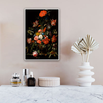 BEAUTIFUL FLOWER CANVAS WALL PAINTING