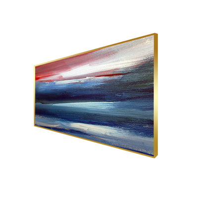 Colorful Patch Abstract Canvas Floating Frame Wall Painting