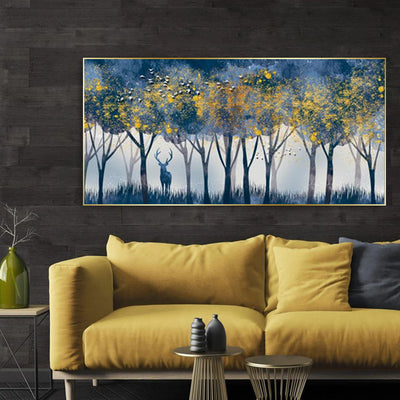 Tree Forest Canvas Floating Wall Painting