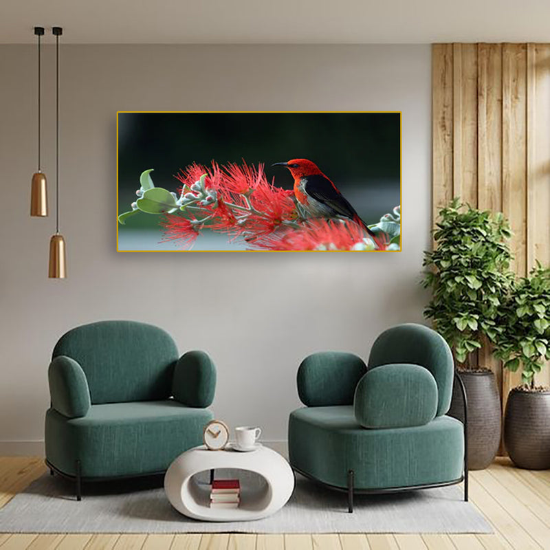 Little Bird Canvas Floating Frame Wall Painting