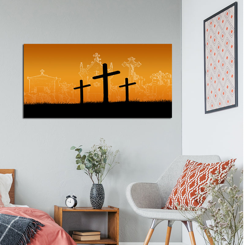 Cross Christian Canvas Wall Painting