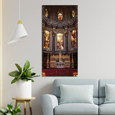 Church Inner View Canvas Wall Painting