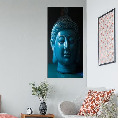 Calm Buddha Face Canvas Wall Painting
