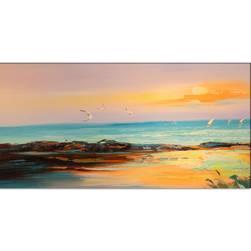 Abstract Color Beautiful Scenery Canvas Wall Painting