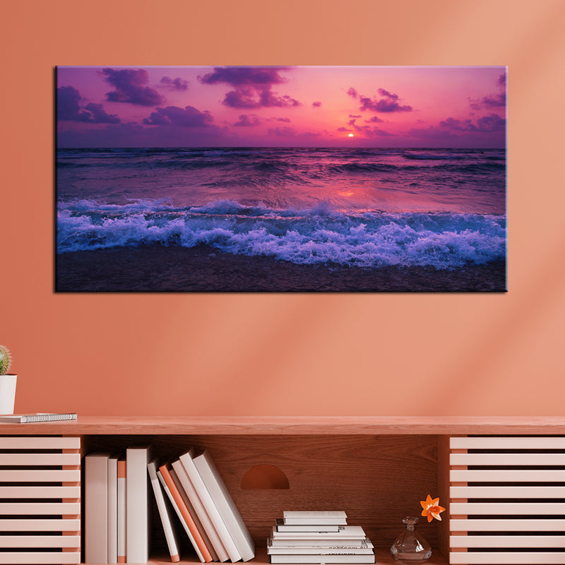 Beautiful Beach View Canvas Wall Painting
