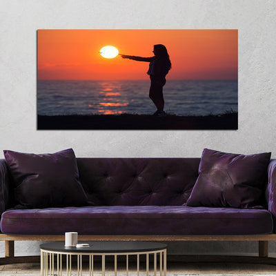 Girl Photography Canvas Wall Painting