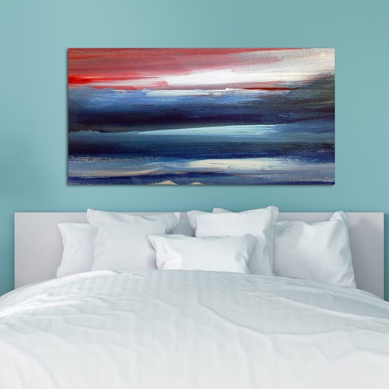 Colorful Patch Abstract Canvas Wall Painting
