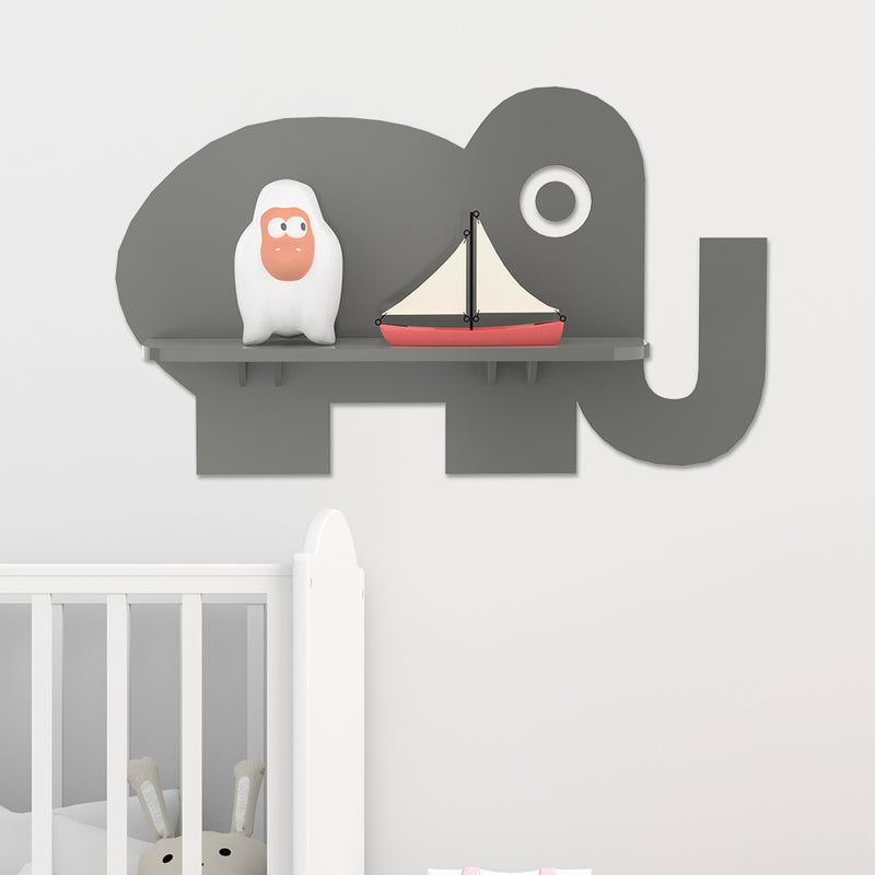 Baby Elephant Kids Shelf