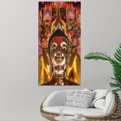 Lord Buddha Statue Canvas Wall Painting