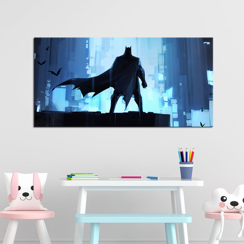 Batman Abstract Canvas Wall Painting