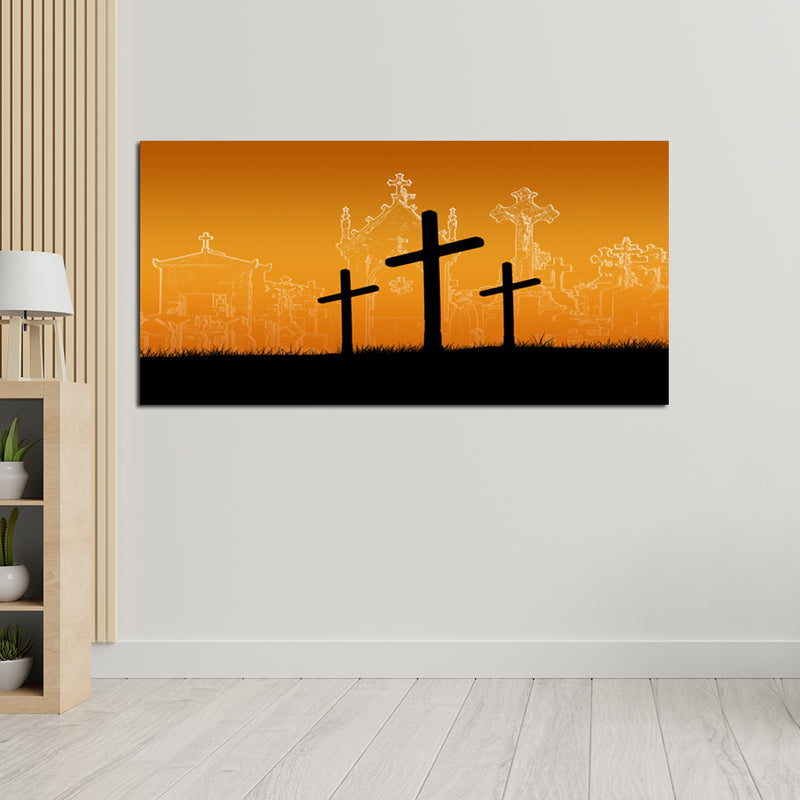 Cross Christian Canvas Wall Painting