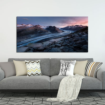 Mountains Pathway Canvas Wall Painting