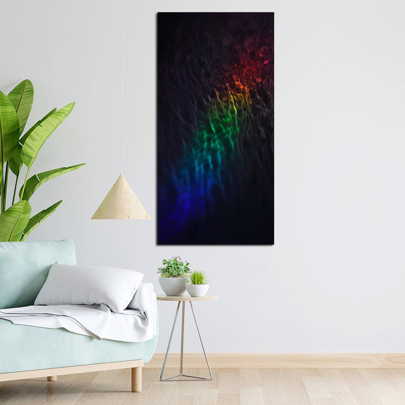 Multicolor Water Canvas Wall Painting