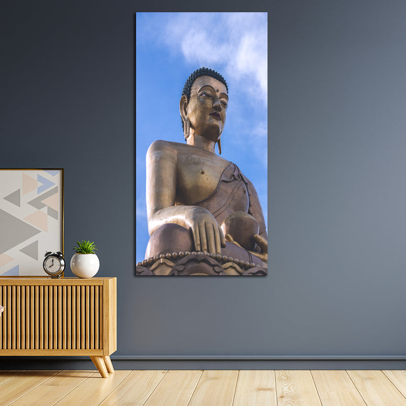 Buddha Bottom To Top View Canvas Wall Painting