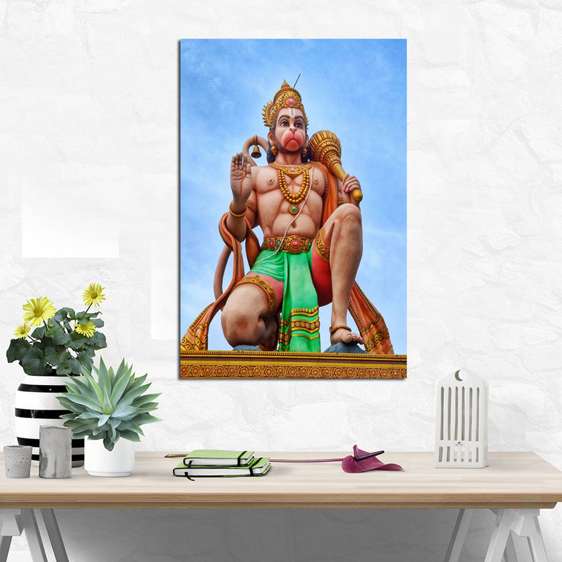 Lord Hanuman Canvas Wall Painting