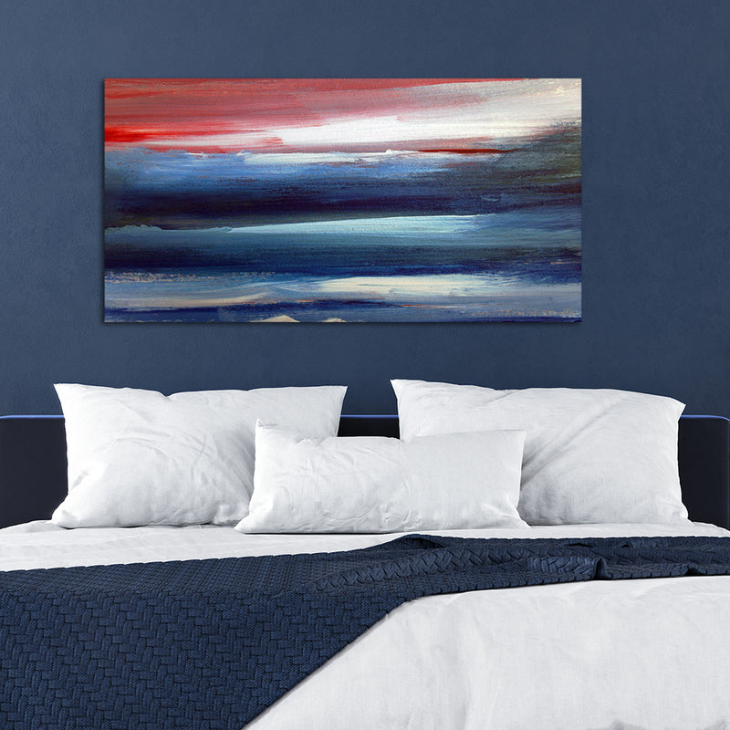 Colorful Patch Abstract Canvas Wall Painting