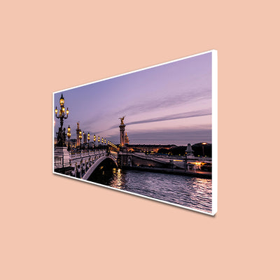 Bridge Canvas Floating Frame Wall Painting