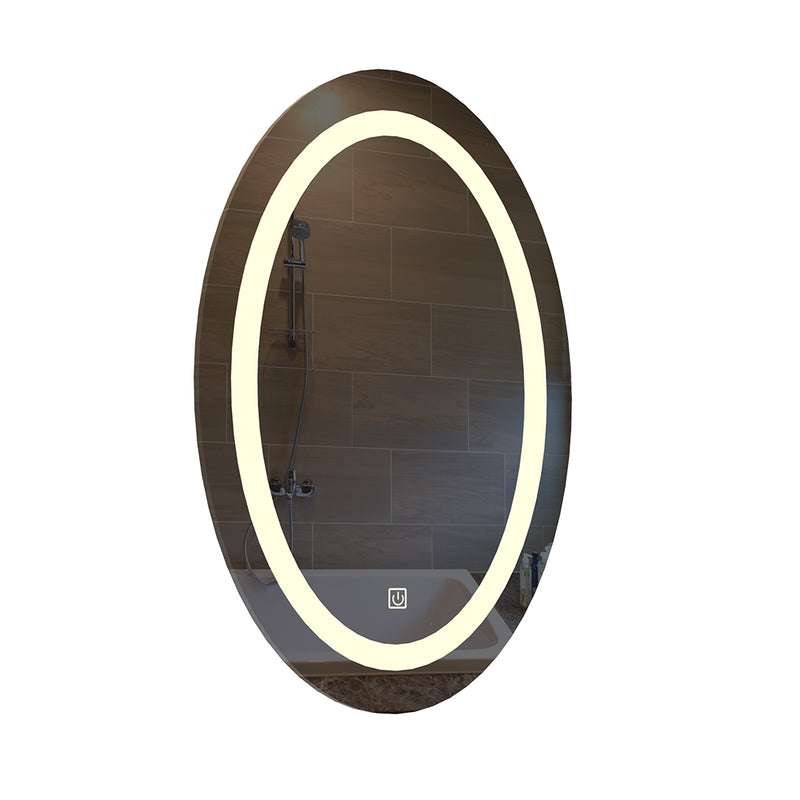 Designed LED Oval Bathroom Mirror