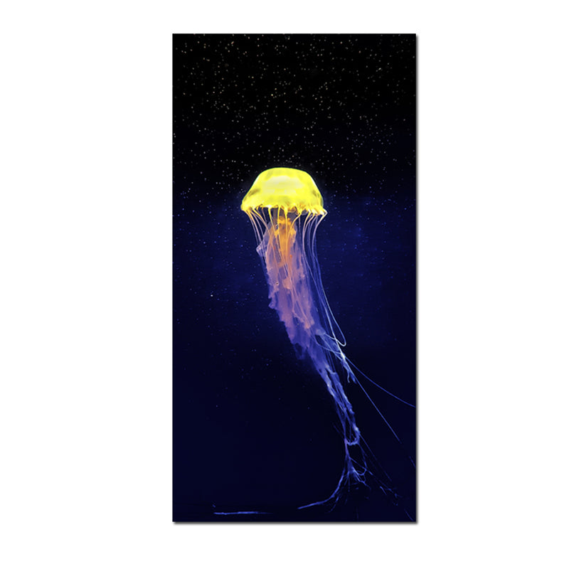 Jellyfish Print Canvas Wall Painting