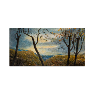 Forest Oil Color Scenery Canvas Wall Painting