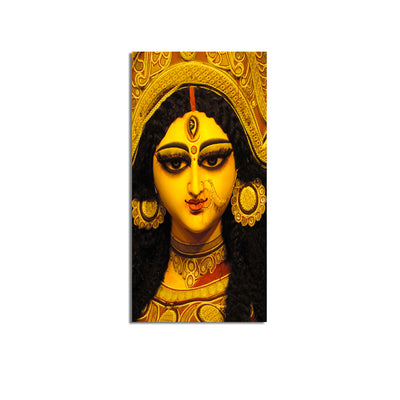 Maa Durga Preety Face Canvas Wall Painting