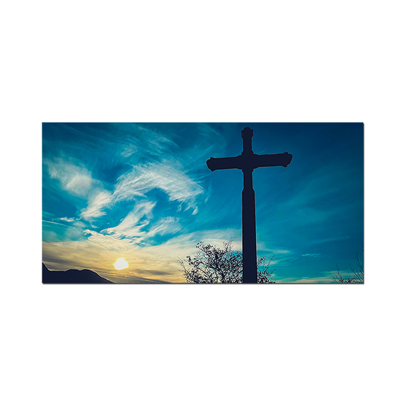 Christian Cross Canvas Wall Painting