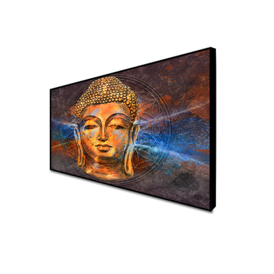 Gautam Buddha Canvas Floating Frame wall Painting