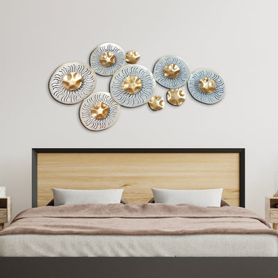 Abstract Floral Large Metal Wall Art