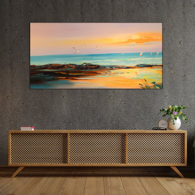 Abstract Color Beautiful Scenery Canvas Wall Painting