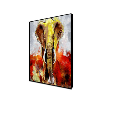 Elephant Canvas Floating Wall Painting