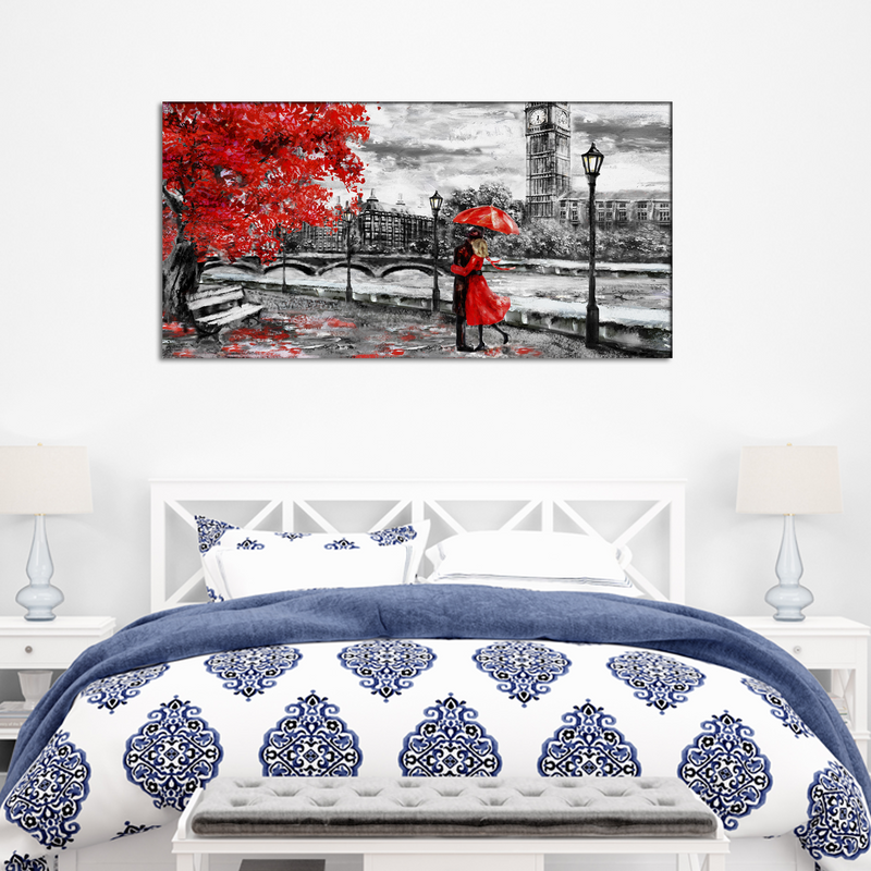 Couple Art Canvas Wall Painting