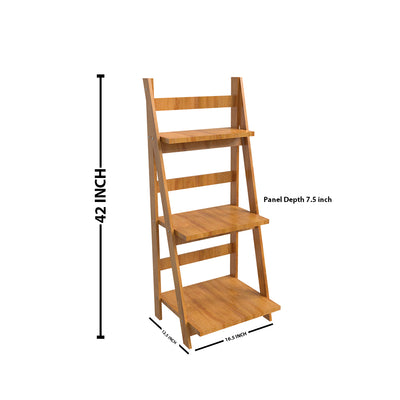 3 Tier Wooden Planter Stand With Shelves - Dimension