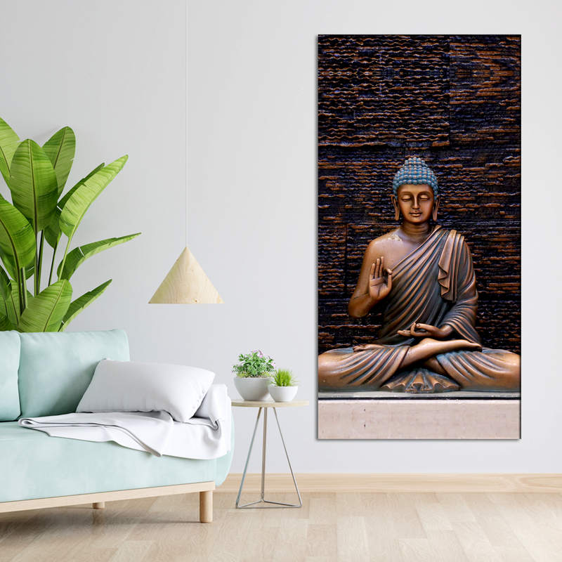 buddha wall painting | Buddha painting on wall by DecorGlance