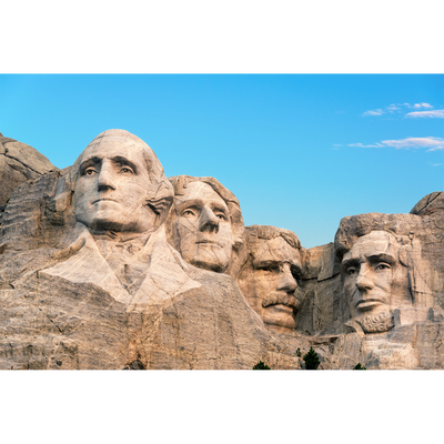 Mount Rushmore Rock Art Digitally Printed Wallpaper