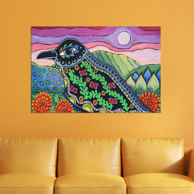 Mexican Art Wall Painting On Canvas