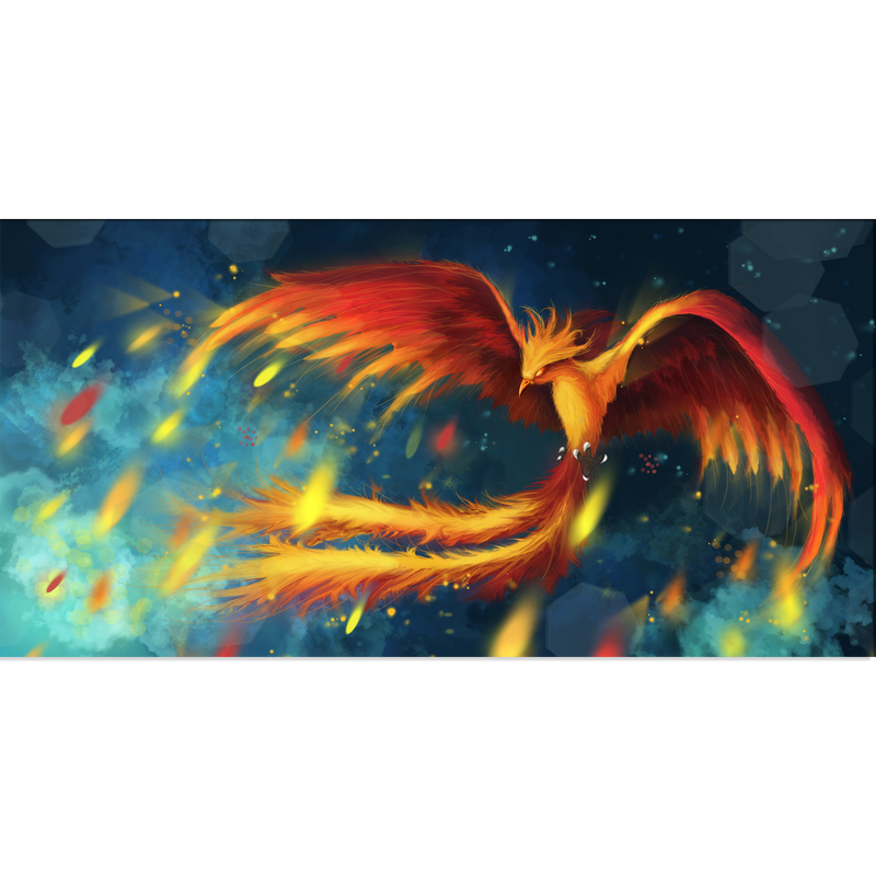 Fire Bird Canvas Wall Painting