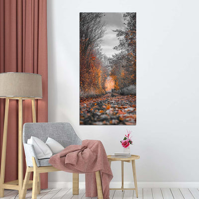 Blur Forest Print On Canvas Wall Painting