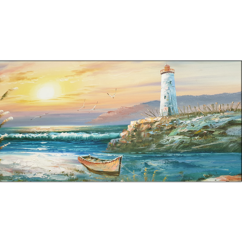 Lighthouse View Canvas Wall Painting