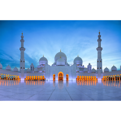 Grand Mosque Digitally Printed Wallpaper
