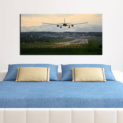 Airplane Canvas Wall Painting