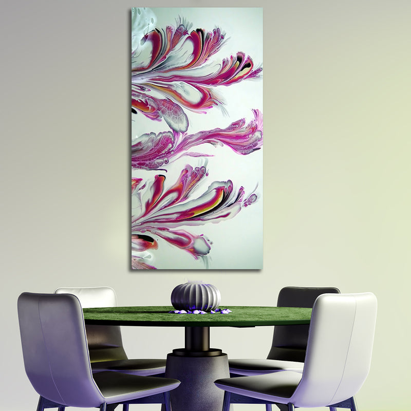 Abstract Floral Canvas Wall Painting
