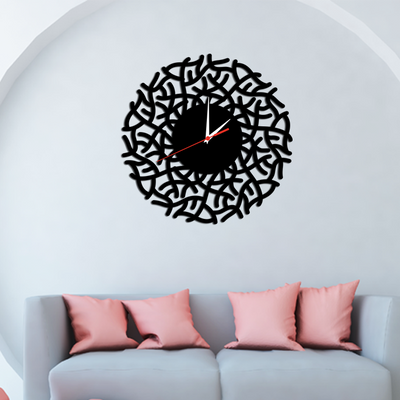 Engineered Design Wood Analog Wall Clock