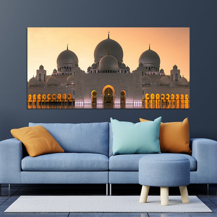 Grand Mosque Canvas Wall Painting