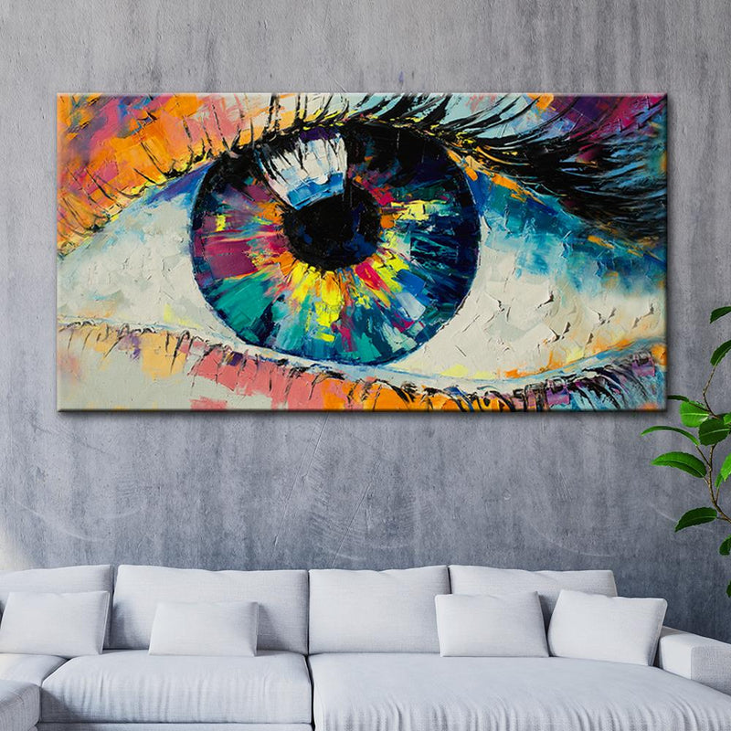 Beautiful Eyes Modern Design Canvas Wall Painting
