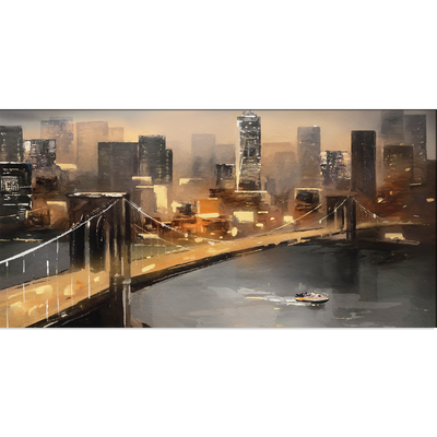 New York City Bridge Canvas Wall Painting