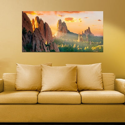 Mountain's Forest Canvas Wall Painting