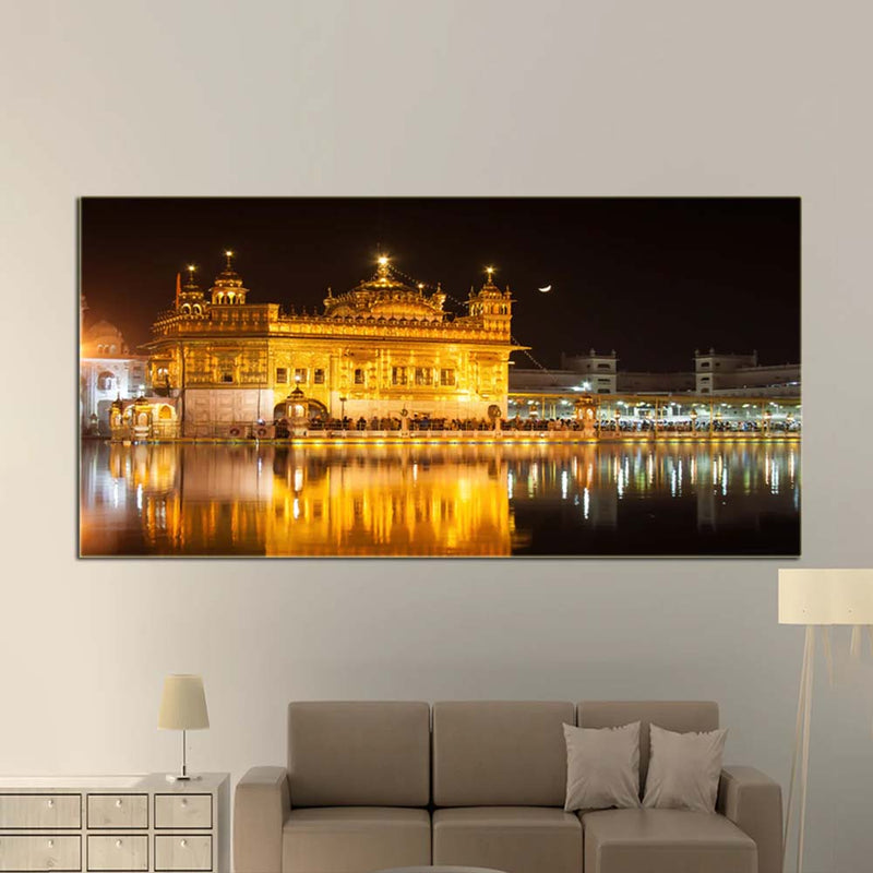 Golden Temple Sikh Canvas Wall Painting