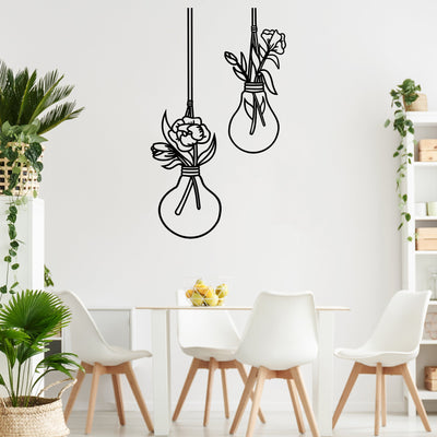Hanging Flower Pots High Quality Wall Sticker