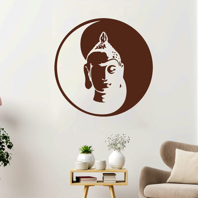 Divine Lord Budhha Premium Quality Wall Sticker